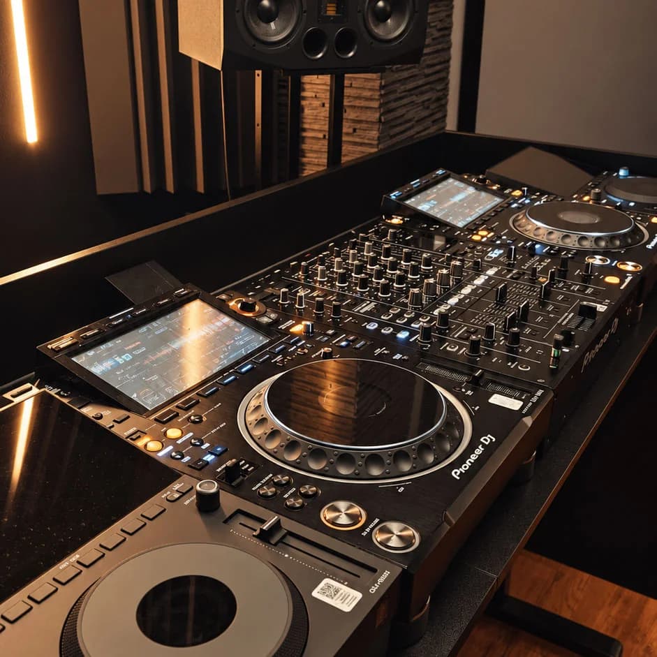 DJ Raum mieten Wien – SoundCube Pioneer DJ Pult im Detail